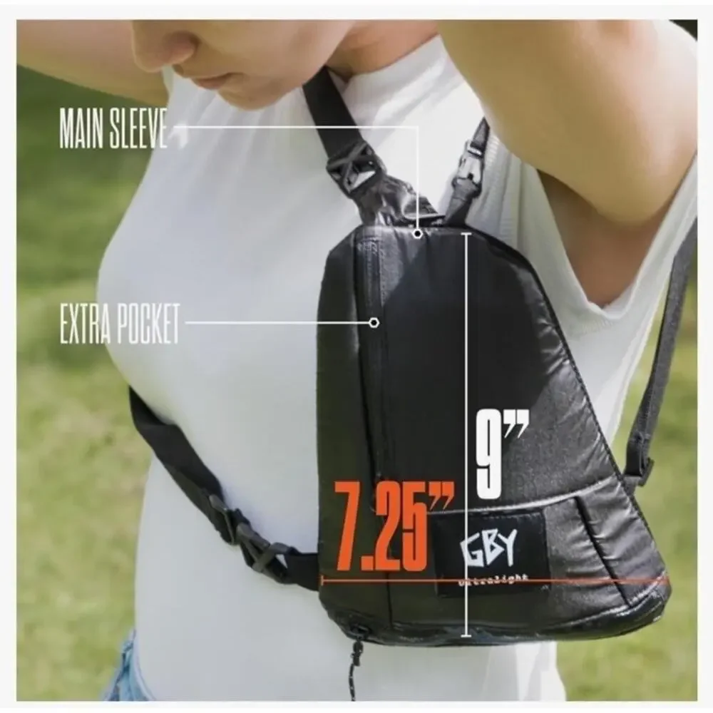 Black Lightweight Everyday Sling Bag Crossbody Bag Stylish Versatile